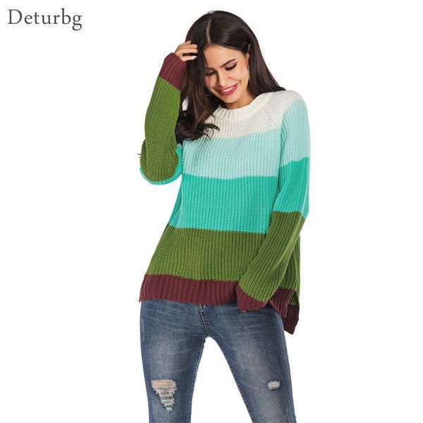 women's sweaters jumper color contrast knitted pullover female long sleeve o neck striped splits cute knitwear 2021 winter sw196, White;black
women's sweaters jumper color contrast knitted pullover female long sleeve o neck striped splits cute knitwear 2021 winter sw196, White;black
