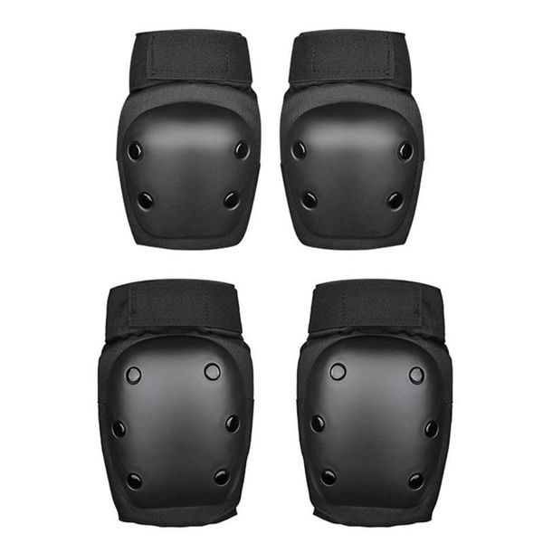 4pcs/set snowboarding elbow knee pads bike cycling protection dancing support wrist guard protective gear set &, Black;gray
4pcs/set snowboarding elbow knee pads bike cycling protection dancing support wrist guard protective gear set &, Black;gray