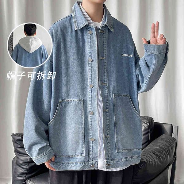 men's jackets jean jacket detachable, korean version, studly clothes for students, large size 5xl, autumn iav7, Black;brown
men's jackets jean jacket detachable, korean version, studly clothes for students, large size 5xl, autumn iav7, Black;brown