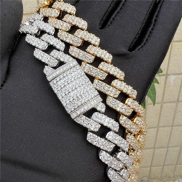 15mm 18/20inch gold silver plated bling cz cuban chain necklace bracelet links rapper street jewelry for men women
15mm 18/20inch gold silver plated bling cz cuban chain necklace bracelet links rapper street jewelry for men women