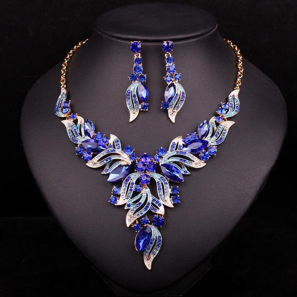 earrings & necklace luxury bridal jewelry sets wedding party costume jewellery womens fashion gifts leaves crystal, Silver
earrings & necklace luxury bridal jewelry sets wedding party costume jewellery womens fashion gifts leaves crystal, Silver