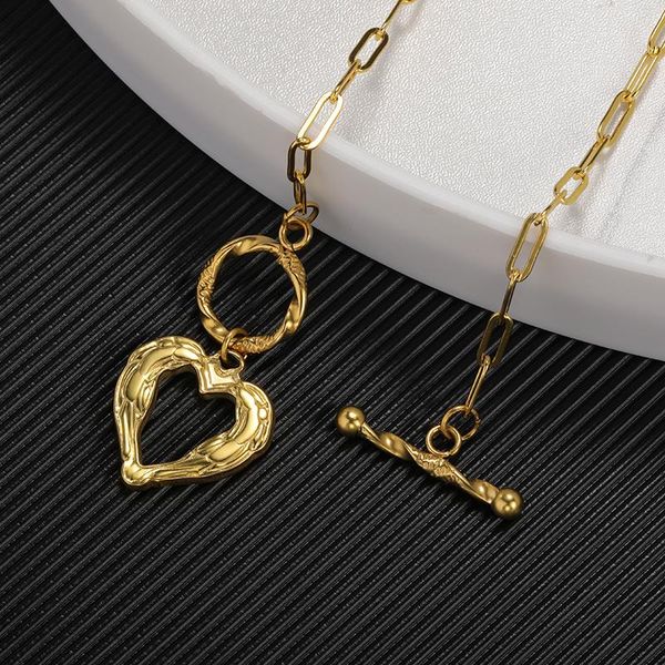 pendant necklaces retro exquisite stainless steel gold heart wing necklace for women girl fashion classic punk style party jewelry gifts, Silver
pendant necklaces retro exquisite stainless steel gold heart wing necklace for women girl fashion classic punk style party jewelry gifts, Silver