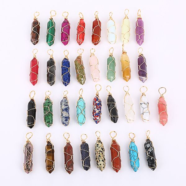 natural gem stone charms rose quartz crystal amethyst hexagonal prism pendulum reiki pendants for jewelry making gold wire wrap necklaces, Bronze;silver
natural gem stone charms rose quartz crystal amethyst hexagonal prism pendulum reiki pendants for jewelry making gold wire wrap necklaces, Bronze;silver