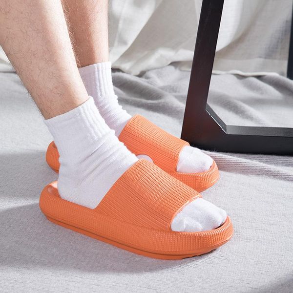 summer slippers for women indoor eva soft non-slip slides beach shoes woman home, Black