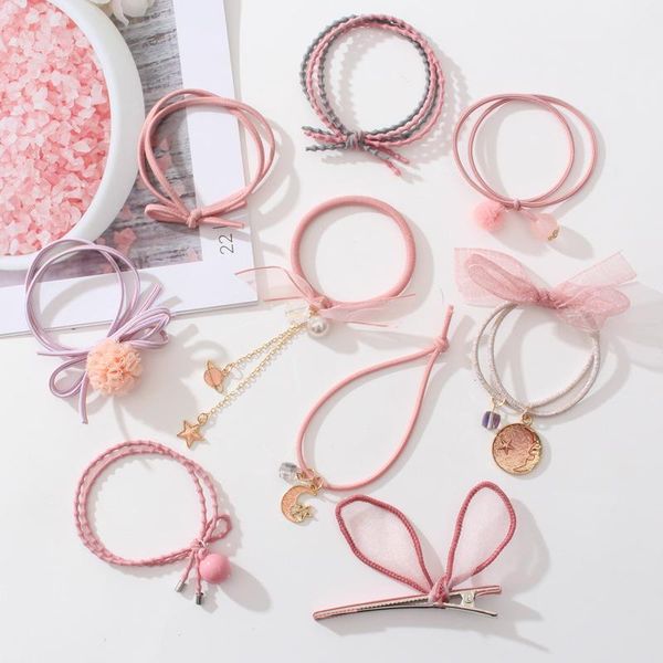 hair accessories korean xiaoqingxinsen women's rope star sky simple tie horsetail rubber band sweet headband hairband set, Slivery;white
hair accessories korean xiaoqingxinsen women's rope star sky simple tie horsetail rubber band sweet headband hairband set, Slivery;white