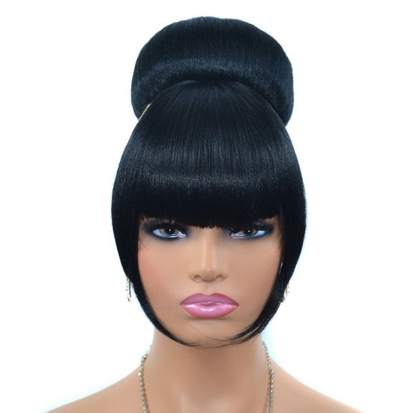 jeedou spherical updos chignon with bangs clip in hair bun pad donut rubber band hairpieces synthetic black color 220217, Black;brown
jeedou spherical updos chignon with bangs clip in hair bun pad donut rubber band hairpieces synthetic black color 220217, Black;brown