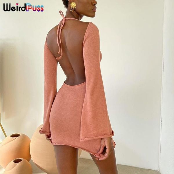 casual dresses weird puss summer halter women backless flare sleeve mini bodycon stretchy sundress elegant party clubwear clothing, Black;gray
casual dresses weird puss summer halter women backless flare sleeve mini bodycon stretchy sundress elegant party clubwear clothing, Black;gray
