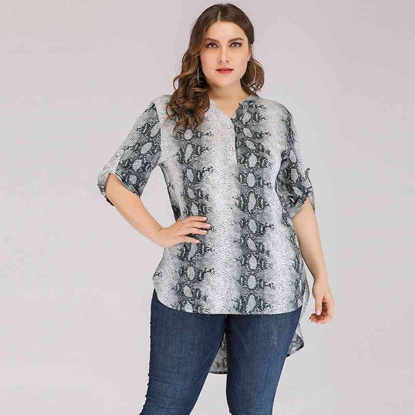 plus size snake print blusas mujer de moda 2021 chiffon shirt womens and blouses shirts camisas mujer roupa feminina, Red
plus size snake print blusas mujer de moda 2021 chiffon shirt womens and blouses shirts camisas mujer roupa feminina, Red