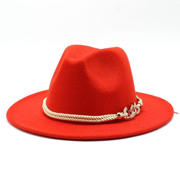 wide brim hats hat autumn and winter britishrope decoration woolen jazz man women big stage performance holiday cap, Blue;gray
wide brim hats hat autumn and winter britishrope decoration woolen jazz man women big stage performance holiday cap, Blue;gray