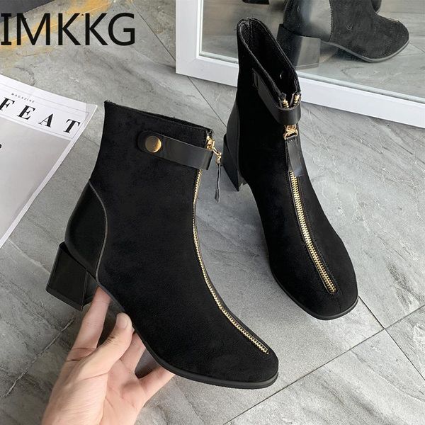 boots woman front zip ankle kitten heels women shoes autumn winter ladies booties, Black
boots woman front zip ankle kitten heels women shoes autumn winter ladies booties, Black