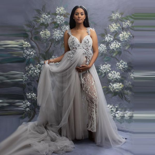 casual dresses 2021 in flower pregnancy gowns v neck sleeveless with strapless appliques beaded linning long train tulle maternity po sh, Black;gray
casual dresses 2021 in flower pregnancy gowns v neck sleeveless with strapless appliques beaded linning long train tulle maternity po sh, Black;gray