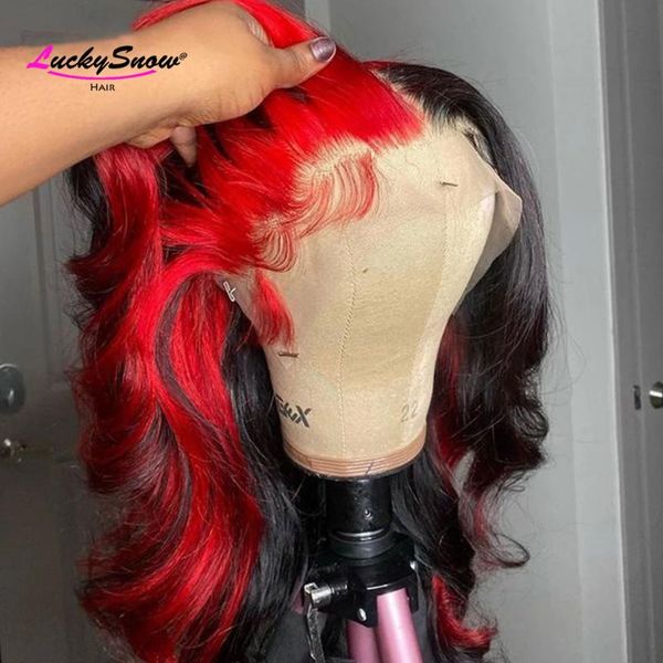 lace wigs ombre highlight 99j burgundy front wig body wave human hair for black women hd transparent red frontal, Black;brown
lace wigs ombre highlight 99j burgundy front wig body wave human hair for black women hd transparent red frontal, Black;brown