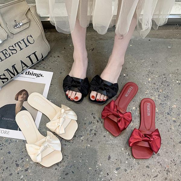 shoes woman 2021 slippers for swimming pool low butterfly-knot pantofle beach flat soft summer slides rubber pu, Black
shoes woman 2021 slippers for swimming pool low butterfly-knot pantofle beach flat soft summer slides rubber pu, Black