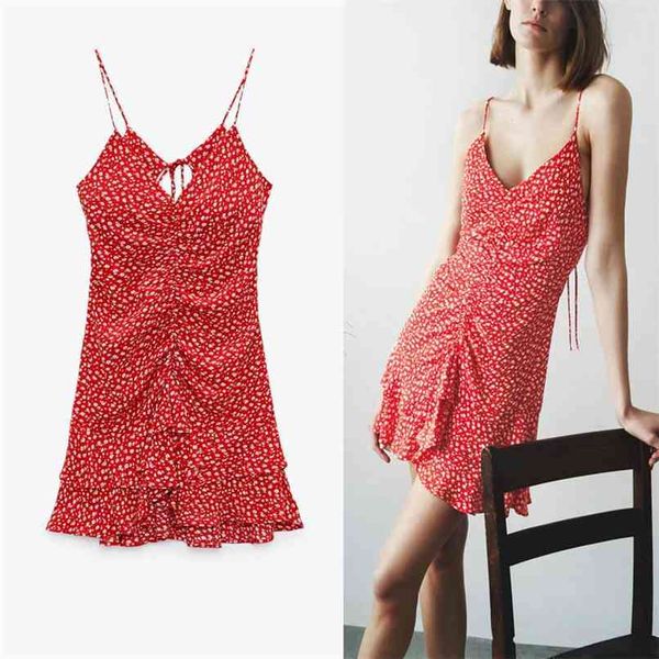 draped floral print mini dress women spaghetti straps cut out summer woman ruffle red ruched beach es 210524, Black;gray
draped floral print mini dress women spaghetti straps cut out summer woman ruffle red ruched beach es 210524, Black;gray