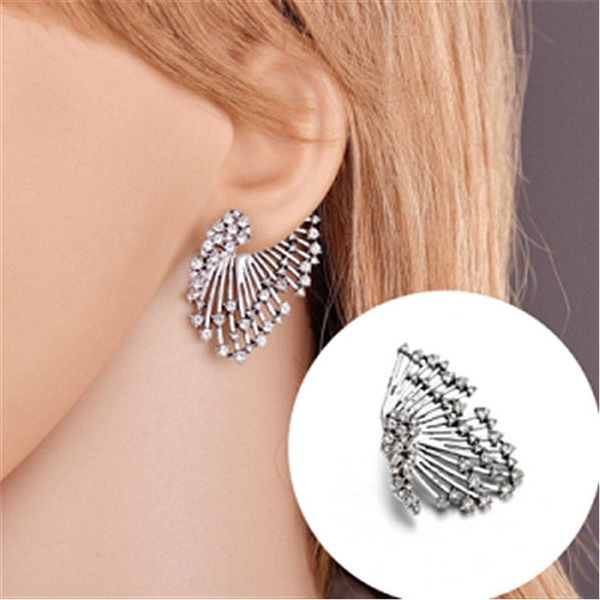 crystal rhinestone wing earring vintage angel statement stud earrings metal women brincos fashion jewelry accessories 1pcs, Golden;silver
crystal rhinestone wing earring vintage angel statement stud earrings metal women brincos fashion jewelry accessories 1pcs, Golden;silver