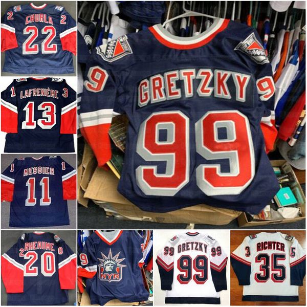 13 alexis lafreniere rangers hockey jersey 99 wayne gretzky 20 pascal rheaume 11 mark messie 35 mike richter 22 shane churla vintage white b, Black;red
13 alexis lafreniere rangers hockey jersey 99 wayne gretzky 20 pascal rheaume 11 mark messie 35 mike richter 22 shane churla vintage white b, Black;red