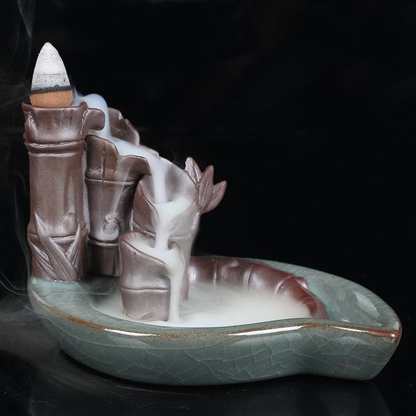 fragrance lamps backflow incense burner smoke waterfall stick holder ceramic censer ornament mountain river handicraft
fragrance lamps backflow incense burner smoke waterfall stick holder ceramic censer ornament mountain river handicraft