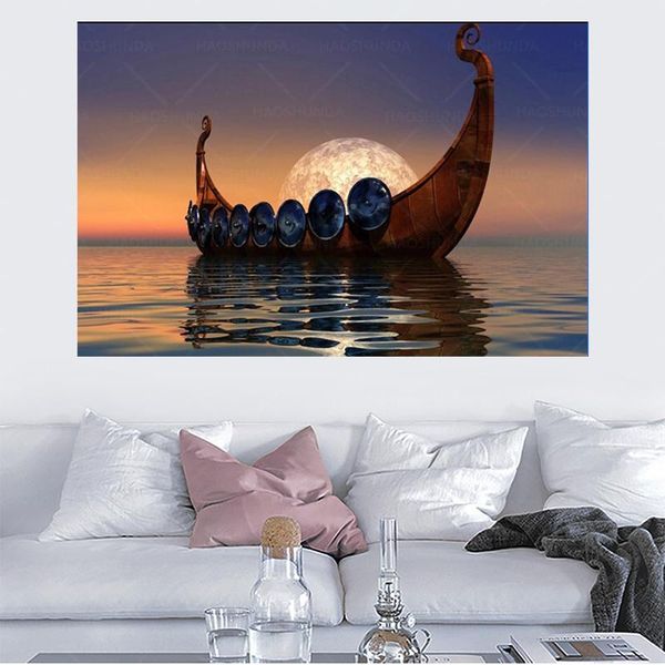 fabric poster custom print (frame available) vikings ship for wall decor room home decoration paintings
fabric poster custom print (frame available) vikings ship for wall decor room home decoration paintings