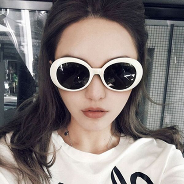 sunglasses kurt cobai style oval uv400 women vintage retro round frame white mens sun glasses red hip hop clear, White;black
sunglasses kurt cobai style oval uv400 women vintage retro round frame white mens sun glasses red hip hop clear, White;black