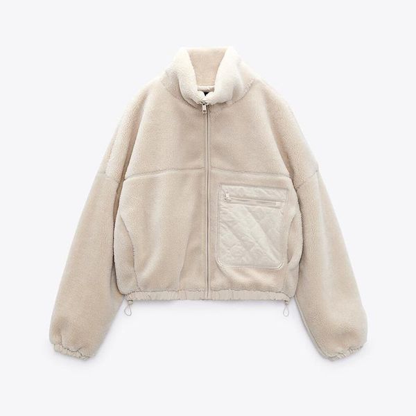 women's jackets aloy fashion winter loose stand collar women elegant patchwork fleece coats drawstring long sleeve ladies, Black;brown
women's jackets aloy fashion winter loose stand collar women elegant patchwork fleece coats drawstring long sleeve ladies, Black;brown