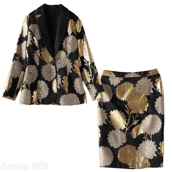 two piece dress ladies skirt embro mill autumn women 2 pieces set vintage floral loose beading coat +jacquard skirts elegant lady suit femal, White
two piece dress ladies skirt embro mill autumn women 2 pieces set vintage floral loose beading coat +jacquard skirts elegant lady suit femal, White