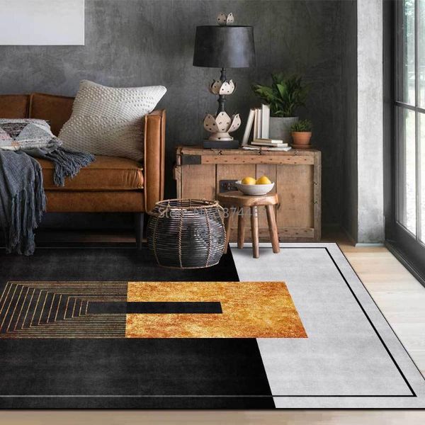 fashion modern minimalist geometric black gold line stitching living room bedroom bedside carpet floor mat carpets
fashion modern minimalist geometric black gold line stitching living room bedroom bedside carpet floor mat carpets