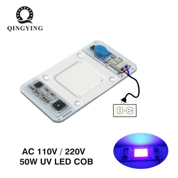 light beads 50w led cob uv lamp chip ac 110v/220v 395nm 400nm dob ultraviolet cure metal detector quartz black germicidal disinfection
light beads 50w led cob uv lamp chip ac 110v/220v 395nm 400nm dob ultraviolet cure metal detector quartz black germicidal disinfection