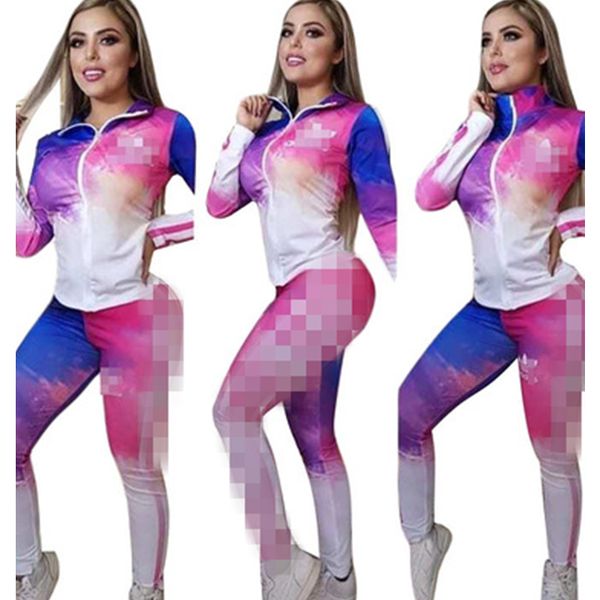 print two 2 piece set tracksuits women fitness sweatsuit zipper up sweatshirt + jogger pants sets tracksuit vintage outfits, Gray
print two 2 piece set tracksuits women fitness sweatsuit zipper up sweatshirt + jogger pants sets tracksuit vintage outfits, Gray