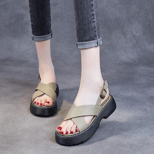 sandals women leather summer shoes for handmade genuine high heels wedge casual white brand2021sandals, Black
sandals women leather summer shoes for handmade genuine high heels wedge casual white brand2021sandals, Black