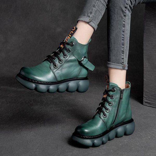 boots johnature shoes women retro genuine leather 2021 autumn winter zip round toe concise handmade leisure ankle, Black
boots johnature shoes women retro genuine leather 2021 autumn winter zip round toe concise handmade leisure ankle, Black