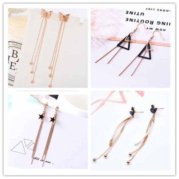 personality goddess fresh simple women's anti allergy earrings new 2020 network fashion titanium steel earrings, Black
personality goddess fresh simple women's anti allergy earrings new 2020 network fashion titanium steel earrings, Black