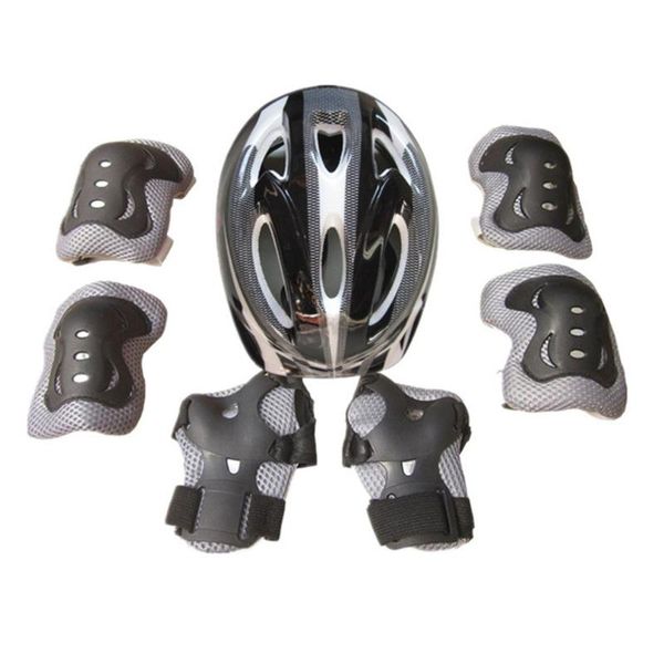 elbow & knee pads 7pcs kid child roller skating bike helmet wrist guard pad set skateboard protector durable, Black;gray
elbow & knee pads 7pcs kid child roller skating bike helmet wrist guard pad set skateboard protector durable, Black;gray