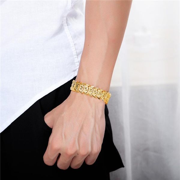 korean fashion ysm b407 jewelry 2021 trend copper alloy 24k gold men bracelet holiday gift ornaments link, chain, Black
korean fashion ysm b407 jewelry 2021 trend copper alloy 24k gold men bracelet holiday gift ornaments link, chain, Black