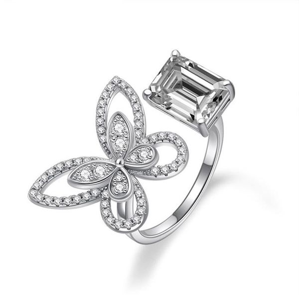 cluster rings trendy 100% 925 sterling silver butterfly adjustable opening wedding for women high carbon diamond party fine jewelry gift, Golden;silver
cluster rings trendy 100% 925 sterling silver butterfly adjustable opening wedding for women high carbon diamond party fine jewelry gift, Golden;silver