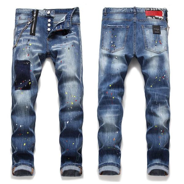 european jeans brand men slim mens denim trousers paint patchwork blue pencil pants for js1041 men's
european jeans brand men slim mens denim trousers paint patchwork blue pencil pants for js1041 men's