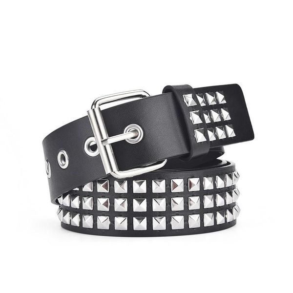 belts women belt punk hardware jeans square beads rivet black harajuku waistband eyelet pin buckle men metal decoration, Black;brown
belts women belt punk hardware jeans square beads rivet black harajuku waistband eyelet pin buckle men metal decoration, Black;brown