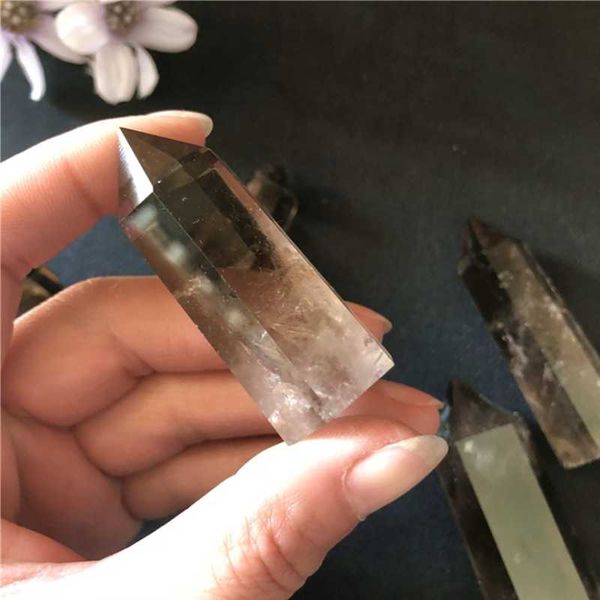 decorative objects & figurines natural smokey quartz obelisk crystal wand point healing
decorative objects & figurines natural smokey quartz obelisk crystal wand point healing