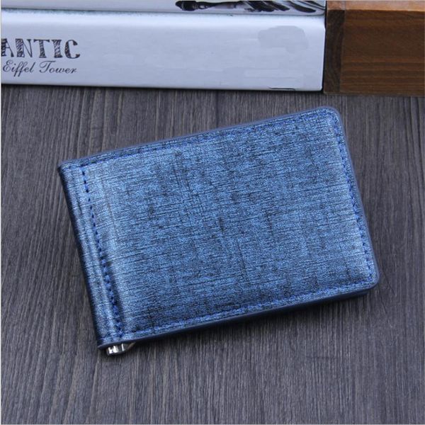 card holders royal blue men's holder elegant color matching pu leather fashionable simple lightweight wallet clips, Brown;gray
card holders royal blue men's holder elegant color matching pu leather fashionable simple lightweight wallet clips, Brown;gray