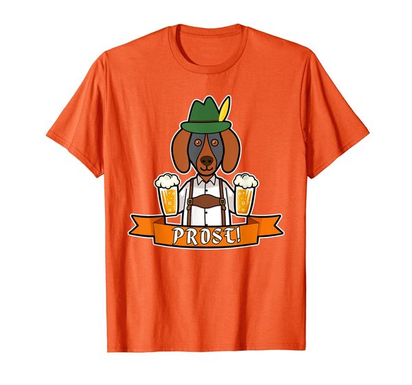 prost oktoberfest german dachshund dog drinking beer t-shirt, White;black 
prost oktoberfest german dachshund dog drinking beer t-shirt, White;black