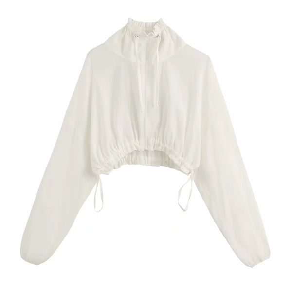 casual women high collar loose short blouse crop stylish female long sleeve white shirt s7333 210430
casual women high collar loose short blouse crop stylish female long sleeve white shirt s7333 210430