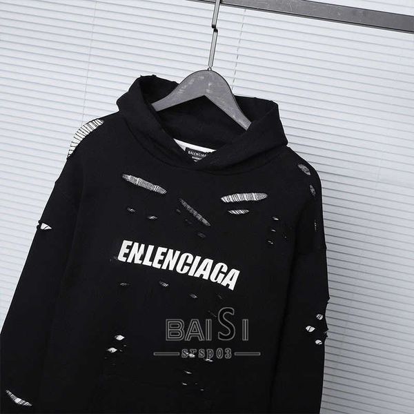 paris weiyi aristocratic family art double layer hole new style weiyi fleece hooded sweater top, Black
paris weiyi aristocratic family art double layer hole new style weiyi fleece hooded sweater top, Black