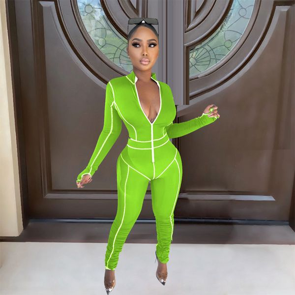 women's tracksuits spring yoga jumpsuit fitness suit sports overalls fluorescent green zipper workout clothes for tracksuit 7v53, Gray
women's tracksuits spring yoga jumpsuit fitness suit sports overalls fluorescent green zipper workout clothes for tracksuit 7v53, Gray