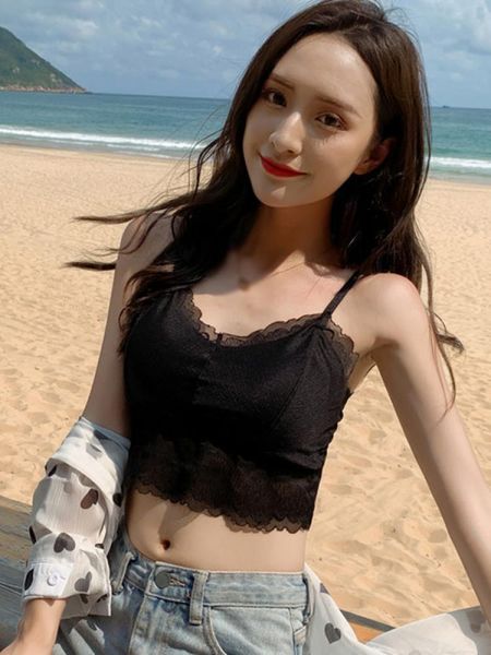 women's tanks & camis japanese style little fairy glass gauze lace bra with double lining underwear back breathable strap tube top, White
women's tanks & camis japanese style little fairy glass gauze lace bra with double lining underwear back breathable strap tube top, White
