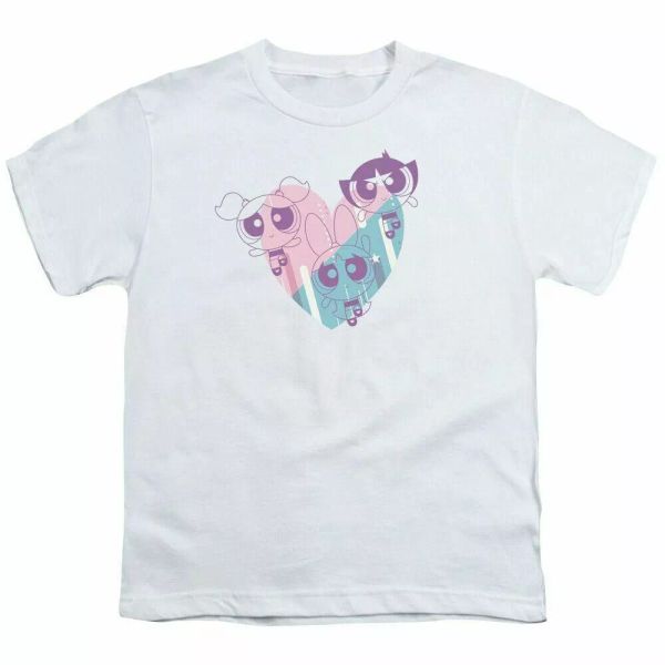 powerpuff girls powerpuff heart kids youth t shirt licensed cartoon tee white, White;black
powerpuff girls powerpuff heart kids youth t shirt licensed cartoon tee white, White;black