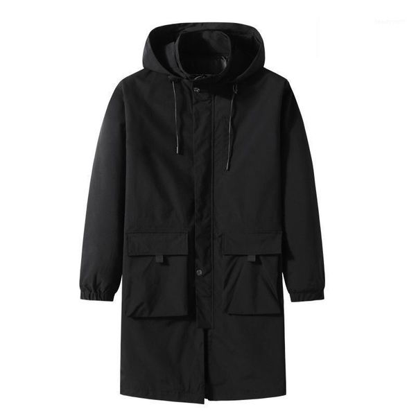 long loose cappotto uomo plus size detachable cap black jacket men men's trench coats, Tan;black
long loose cappotto uomo plus size detachable cap black jacket men men's trench coats, Tan;black