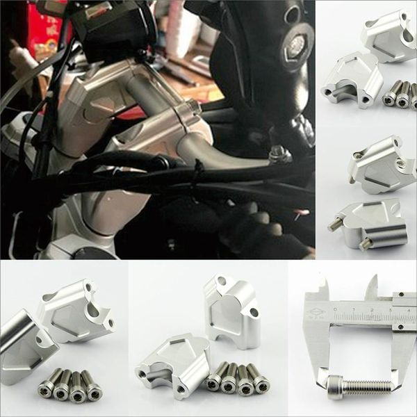 handlebars silvery handle bar clamp raised mounts for f650gs f700gs universal all years
handlebars silvery handle bar clamp raised mounts for f650gs f700gs universal all years