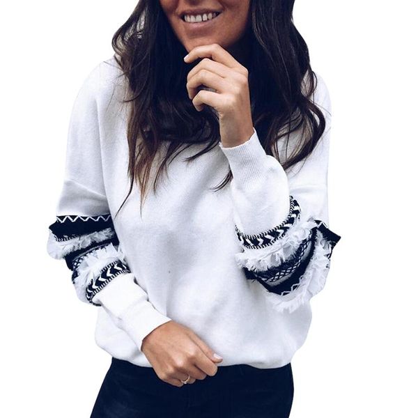 women's hoodies & sweatshirts women autumn fashion stitching printed striped long sleeve pullover sweatshirt casual o-neck streetwear, Black
women's hoodies & sweatshirts women autumn fashion stitching printed striped long sleeve pullover sweatshirt casual o-neck streetwear, Black
