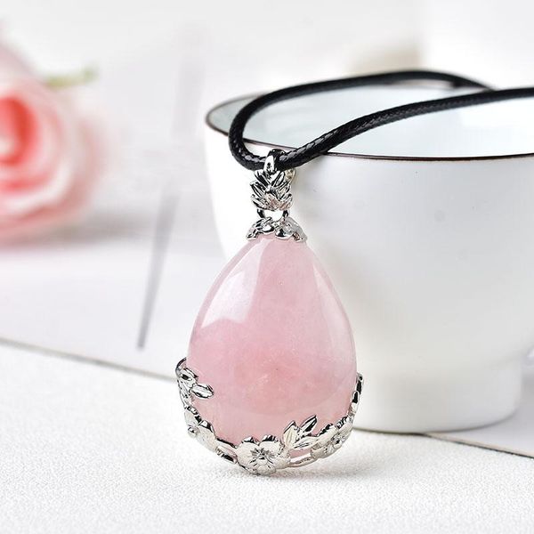 decorative objects & figurines 1pc natural crystal mineral jewelry amethyst rose quartz opal ornaments pendant water drop shape for men wome
decorative objects & figurines 1pc natural crystal mineral jewelry amethyst rose quartz opal ornaments pendant water drop shape for men wome
