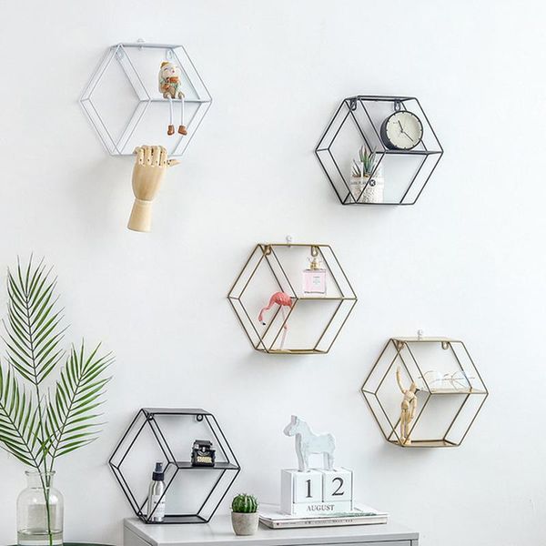 1piece nordic style iron based alloy storage rack hexagon white black gold wall hanging shelf living room decoration other home decor
1piece nordic style iron based alloy storage rack hexagon white black gold wall hanging shelf living room decoration other home decor