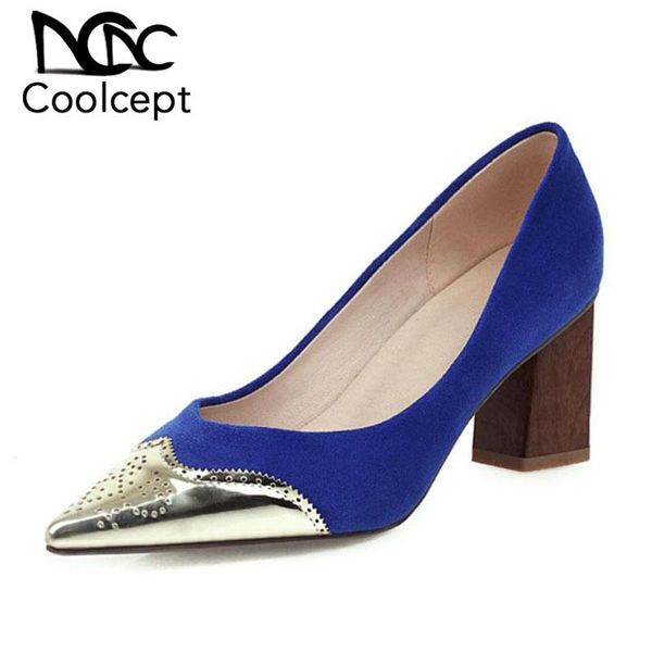 dress shoes coolcept women pumps fashion high heels gold pointed head party wedding lady office footwear size 34-43, Black
dress shoes coolcept women pumps fashion high heels gold pointed head party wedding lady office footwear size 34-43, Black